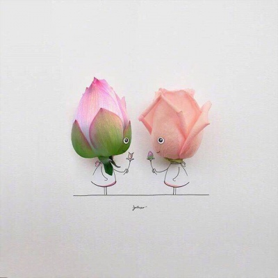 千鹤/一波创意清新的小头像/艺术源于生活