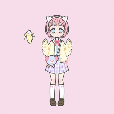 白灏宇:微信头像/卡通/游戏/装扮少女