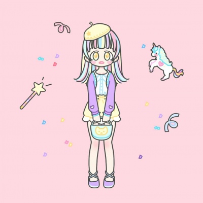 白灏宇:微信头像/卡通/游戏/装扮少女
