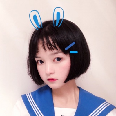 冷澈/微信短发小清新头像/