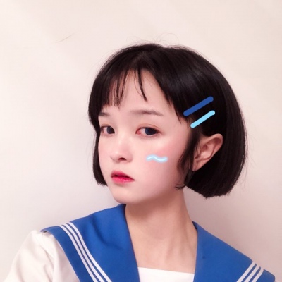 冷澈/微信短发小清新头像/