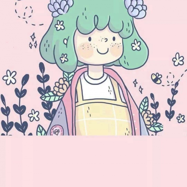 安奈 少女心背景图 你用人间味做清欢 抵得过山河万间