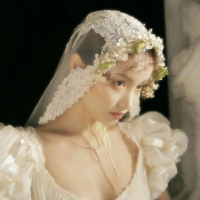 婚纱系女头? 当足够黑暗的时候 就会看到星星.