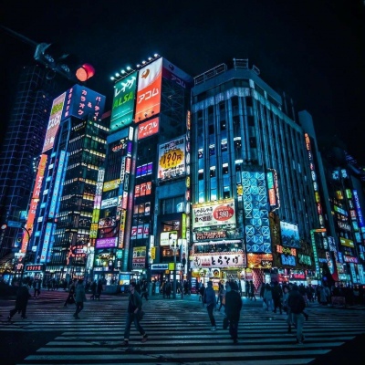 沫兮/日本千叶街 霓虹国夜景 西班牙 爱琴海
