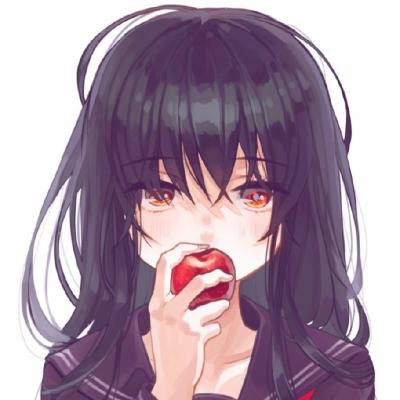 微信头像卡通女生唯美 柔情似水的眼眸