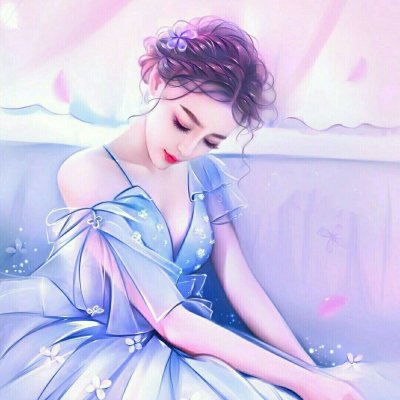 漓潼:手绘唯美女头/世中仙儿
