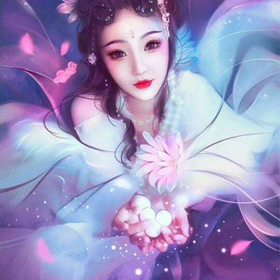 漓潼:手绘唯美女头/世中仙儿