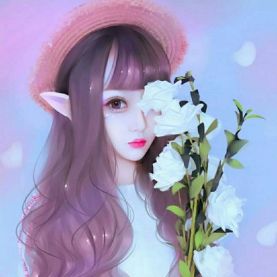 漓潼:手绘唯美女头/世中仙儿