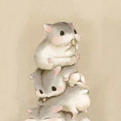 QQ微信仓鼠头像