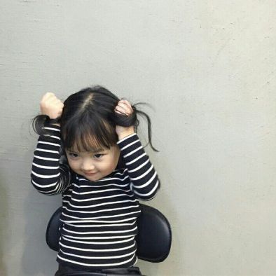 可爱萌娃女生微信头像