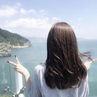 唯美背影