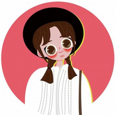 手绘萌脸女生可爱头像