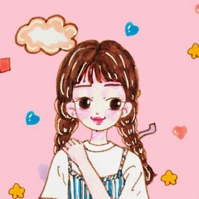 可爱搞怪软妹卡通微信头像