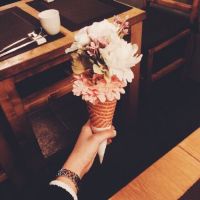 甜筒花束