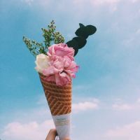 甜筒花束