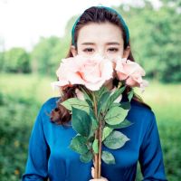 捧花女生
