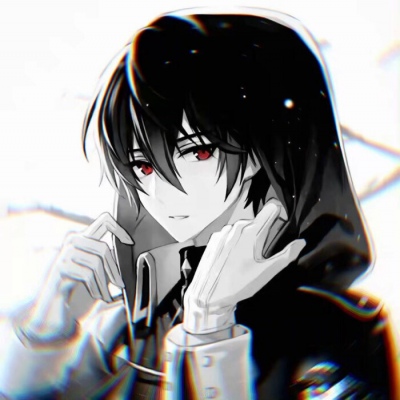 寻欢/2019黑白动漫男生头像/“你是我所有温柔的来源和归属”