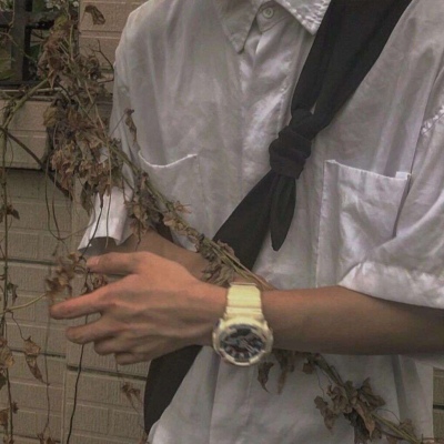 独二/唯美系 白色衬衫部位/男生头像