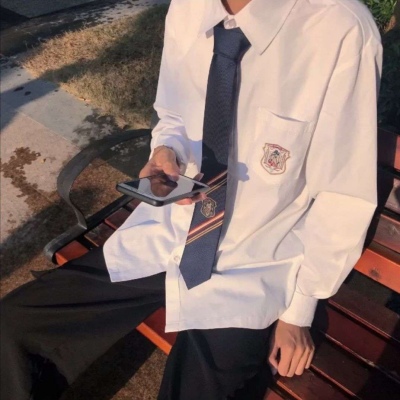 独二/唯美系 白色衬衫部位/男生头像