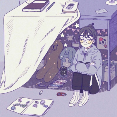 插画女.堆糖