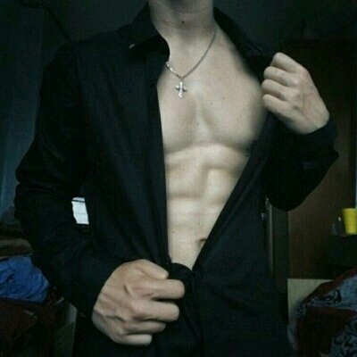 腹肌头像男