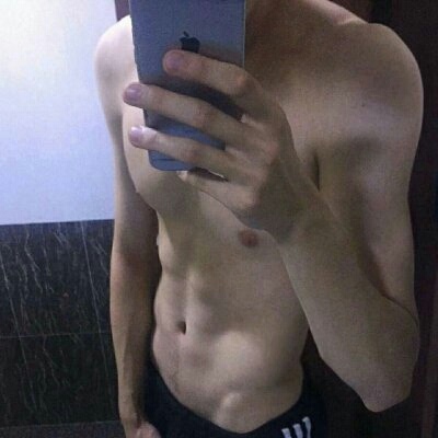 腹肌头像男