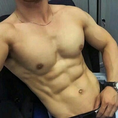 腹肌头像男