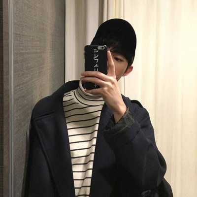 真人男头像帅气一遮脸