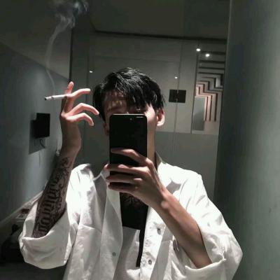 冷酷的男生头像