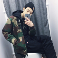 个性的圆寸头男生头像
