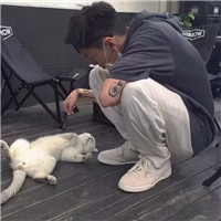 带动物的男生头像超清