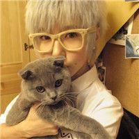 男生抱着猫的头像
