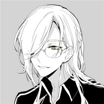 帅气眼镜男生漫画头像精选
