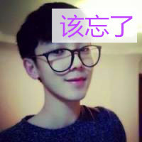 非主流戴眼镜男生头像