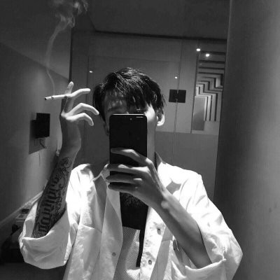 最潮qq头像男生黑白超酷