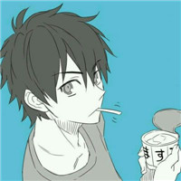 QQ头像男生手绘侧脸精选