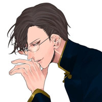 QQ头像男生手绘侧脸精选