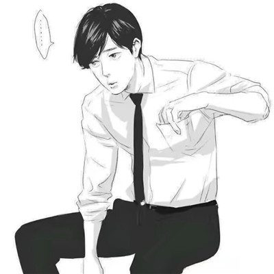 男生黑白素描头像精选
