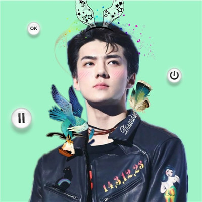exo兄弟男生头像卡通可爱精选