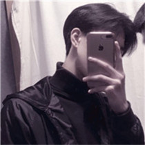 手机挡脸男生头像