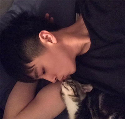 最新版qq头像男生帅气抱猫咪大全