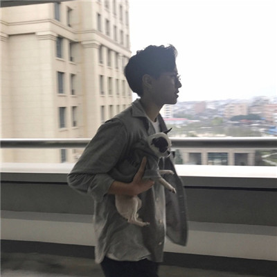 最新版qq头像男生帅气抱猫咪大全