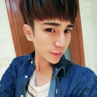 脸上挂着笑容的非主流个性男生头像图片