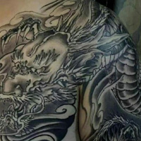 霸气男生纹身头像