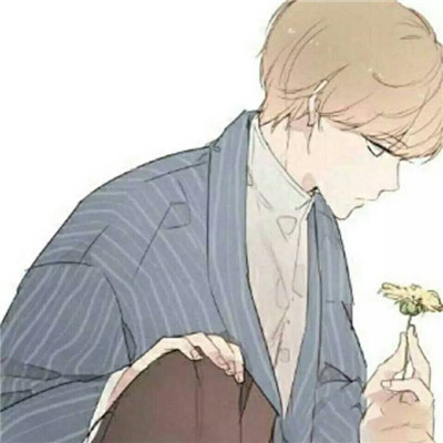 动漫超帅男生侧脸头像图片