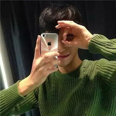 小清新男生帅气手机控头像