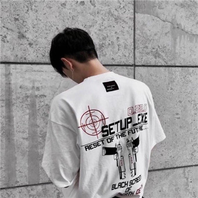 帅气男生戴眼镜侧脸头像