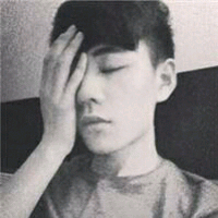 忧郁男生头像