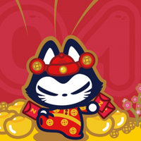 卡通拽猫新年头像