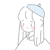 简单卡通女孩头像